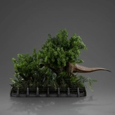 Jurassic park statuette 1/20 demi art scale t-rex chase 30 cm