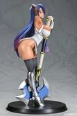 Taimanin rpgx statuette pvc 1/6 pale mauve murasaki yatsu tanned ver. 28 cm