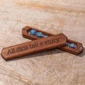 Q workshop boîte à dés sapelli all dice tell a story