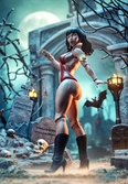 Vampirella figura 16 cm frazetta icon collectibles 1/12 scale