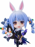 Hololive production x fate/grand order figurine nendoroid usada pekora mash kyrielight collaboration ver. 10 cm