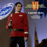 Star trek 6 : terre inconnue figurine 1/6 captain hikaru sulu 28 cm