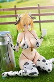 Bunny suit planning statuette pvc 1/6 sophia f. shirring cow bikini ver. 16 cm