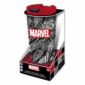 Marvel gobelet de voyage isotherme en métal marvel pattern