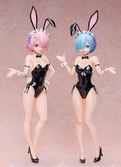 Re:zero -starting life in another world- statuette pvc 1/4 rem: bare leg bunny 2nd ver. 44 cm