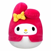 Squishmallows peluche sanrio core my melody yellow bow and pink suit 25 cm