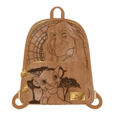 Sac a dos fashion le roi lion - simba & mufasa