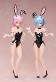Re:zero -starting life in another world- statuette pvc 1/4 ram: bare leg bunny 2nd ver. 44 cm