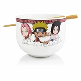 Naruto shippuden bol à ramen avec baguettes team seven 414 ml