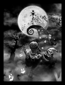 NIGHTMARE BEFORE CHRISTMAS - Collector Print HQ 32X42 - Oogie Boogie