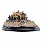 Le seigneur des anneaux statuette the golden hall of edoras 9 cm
