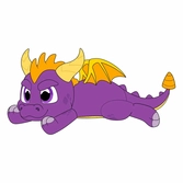 Spyro the dragon peluche weighted spyro 41 cm
