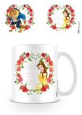 Disney - mug - 300 ml - beauty and the beast - roses