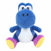 Super mario - yoshi bleu - peluche 20cm