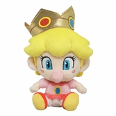 Super mario - baby peach - peluche 18cm