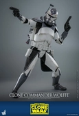Star wars: the clone wars figurine 1/6 clone commander wolffe 30 cm