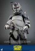 Star wars: the clone wars figurine 1/6 clone commander wolffe 30 cm