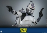 Star wars: the clone wars figurine 1/6 clone commander wolffe 30 cm