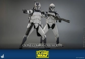 Star wars: the clone wars figurine 1/6 clone commander wolffe 30 cm