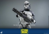 Star wars the clone wars figurine 1/6 104th battalion wolfpack clone trooper deluxe version 30 cm