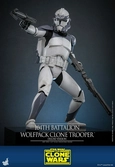 Star wars the clone wars figurine 1/6 104th battalion wolfpack clone trooper deluxe version 30 cm