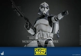 Star wars the clone wars figurine 1/6 104th battalion wolfpack clone trooper deluxe version 30 cm