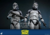 Star wars the clone wars figurine 1/6 104th battalion wolfpack clone trooper deluxe version 30 cm