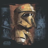 STAR WARS ROGUE ONE - Canvas 40X40 - SCARIF Trooper Black