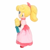 Princess peach show time - peach & stella - peluche 25cm