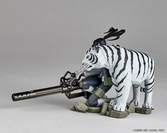 Kaiju n.8 - mina ashiro - diorama 1/18 10cm