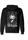 L´etrange noël de mr. jack sweater à capuche jack skellington in frame black and back (xl)