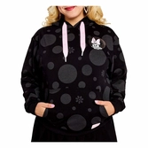 Disney by loungefly sweater à capuche unisexe minnie rocks the dots florals (xl)