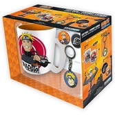 NARUTO SHIPPUDEN - Coffret Cadeau (Mug + Porte-Clés + Badges)