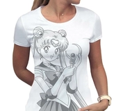 SAILOR MOON - T-Shirt Bunny and Moon Stick (L)