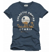 STAR WARS - T-Shirt Vintage Scarif View (XXL)