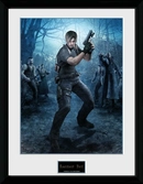 RESIDENT EVIL - Collector Print 30X40 - Leon Gun