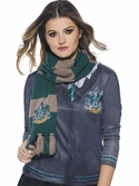 Harry potter - cravate tricotée serpentard - accessoire