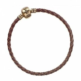 Bracelet fantaisie cuir marron : Les Animaux fantastiques - 19cm