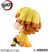 Demon slayer kimetsu no yaiba statuette pvc look up zenitsu agatsuma 11 cm