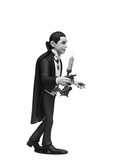 Bela lugosi as dracula black & white version scale action figura 15 cm universal monsters toony terrors