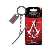 Assassin's creed: shadows porte-clés naoe katana