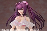 Fate/grand order statuette pvc 1/8 summer queens ruler/scáthach-skadi 22 cm