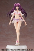 Fate/grand order statuette pvc 1/8 summer queens ruler/scáthach-skadi 22 cm