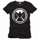 T-shirt CAPTAIN AMERICA : Logo du S.H.I.E.L.D - S