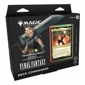 Magic the gathering final fantasy présentoir decks commander (4) francais