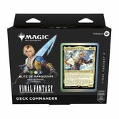 Magic the gathering final fantasy présentoir decks commander (4) francais