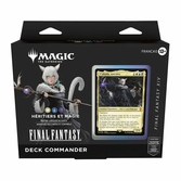 Magic the gathering final fantasy présentoir decks commander (4) francais