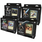Magic the gathering final fantasy présentoir decks commander (4) francais