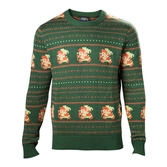 ZELDA - Link Christmas Sweater Green (M)