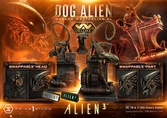 Alien 3 statuette museum masterline series 1/3 dog alien xl deluxe version 114 cm